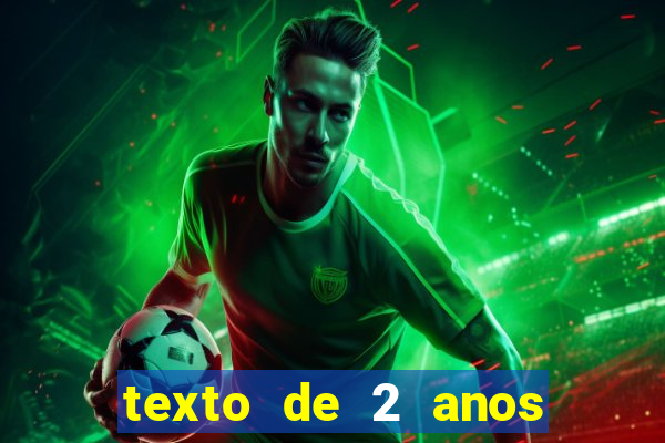 texto de 2 anos de namoro